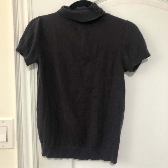 Cashmere short sleeve turtleneck - Picture 4 of 4